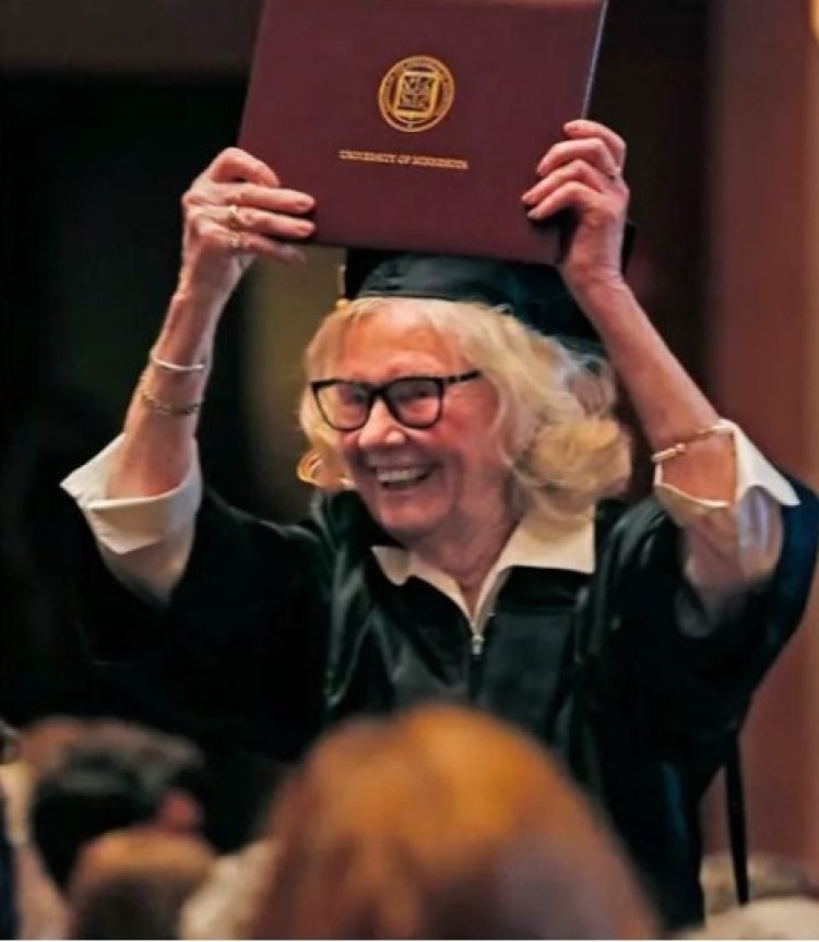 84-year-old Betty Sandison Achieves Lifelong Dream, Graduates with Bachelor's Degree