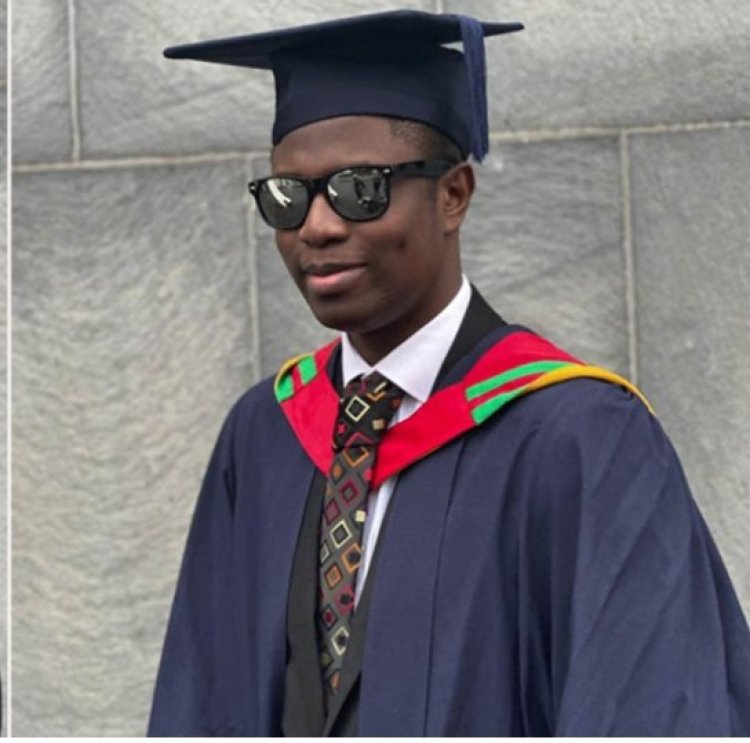 Young Nigerian Man Overcomes Vision Loss, Secures Scholarship, and Earns Master's Degree at UK University