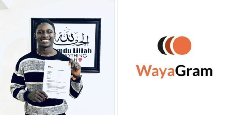 FULokoja Student, Gideon Wada Signed Up as WayaGram Ambassador