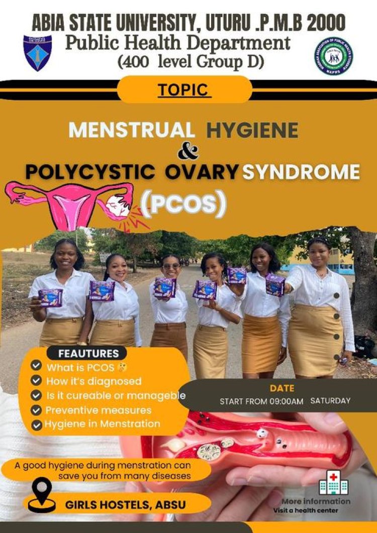 ABSU Public Health Students Launch Menstrual Hygiene Awareness Campaign