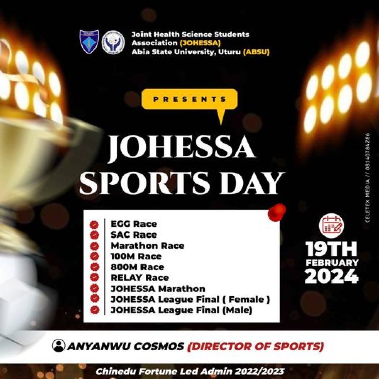 ABSU Gears Up for JOHESSA Sports Day Extravaganza