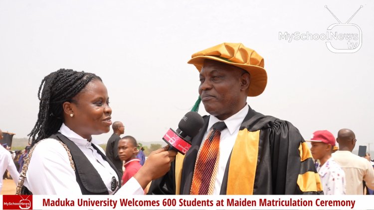 Maduka University Welcomes 600 Students at Maiden Matriculation Ceremony