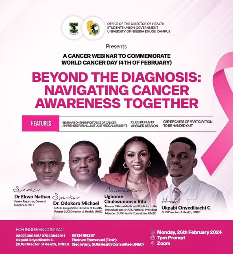 Dr. Michael Odokoro Galvanizes UNEC with Vital Cancer Awareness Message