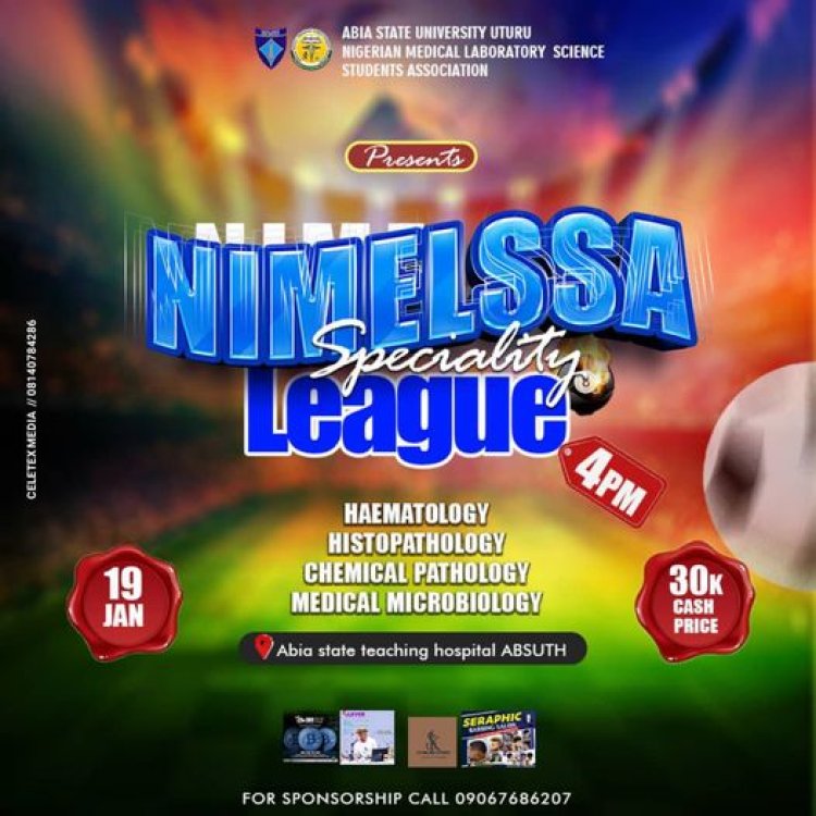 Abia State University Medical Laboratory Science Department Launches Specialty Football League