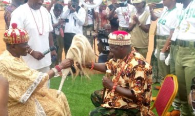 Anambra monarch confers chieftaincy title on NYSC DG
