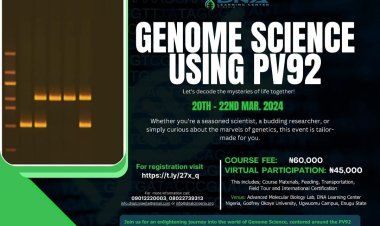 GOUNI Collaborates with DNA Learning Center Nigeria for 2024 Genome Science Workshop