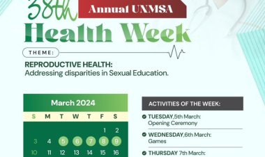 University of Nigeria Enugu Campus Gears Up for 38th Annual UNMSA Health Week