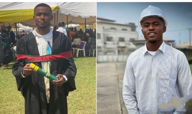 Nigerian Man Overcomes Adversity, Graduates with First-Class Honors in Petroleum Engineering After Working as a Plumber to Sponsor His Education to