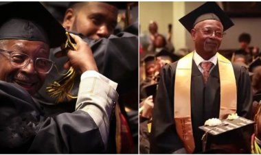 74-Year-Old Fulfills Lifelong Dream, Graduates from University 50 Years After Dropping Out