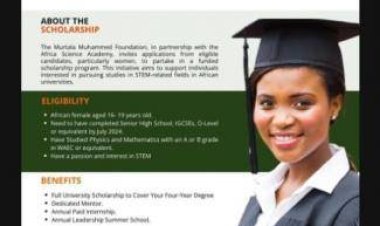 Murtala Muhammed Foundation Announces Scholarship Program application