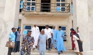 Taraba State University VC and Visitation Panel Conduct Inspection of Campus Projects