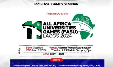 Pre-FASU Games Seminar Scheduled Ahead of 11th All Africa Universities Games