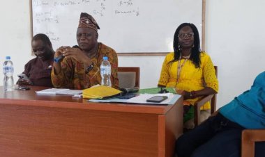 Head of Campus, Prof. Elkanah Oyetunji, Leads Town Hall Meeting at LASU Epe Campus