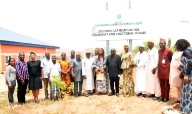 Nasarawa State University VC Receives Hon. Beni Lar to Assess Progress at Solomon Lar Institute