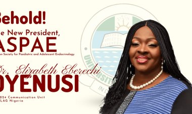 University of Lagos Senior Lecturer, Dr. Elizabeth Eberechi Oyenusi, Elected President of ASPAE