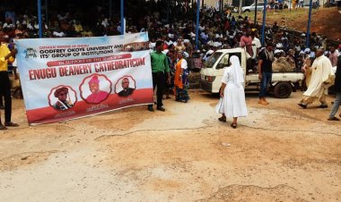 Godfrey Okoye University Leads Enugu Cathedraticum 2024 with Record Donation