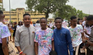ABSU SUG President and Supervisor Commend Final Year Students Across Departments