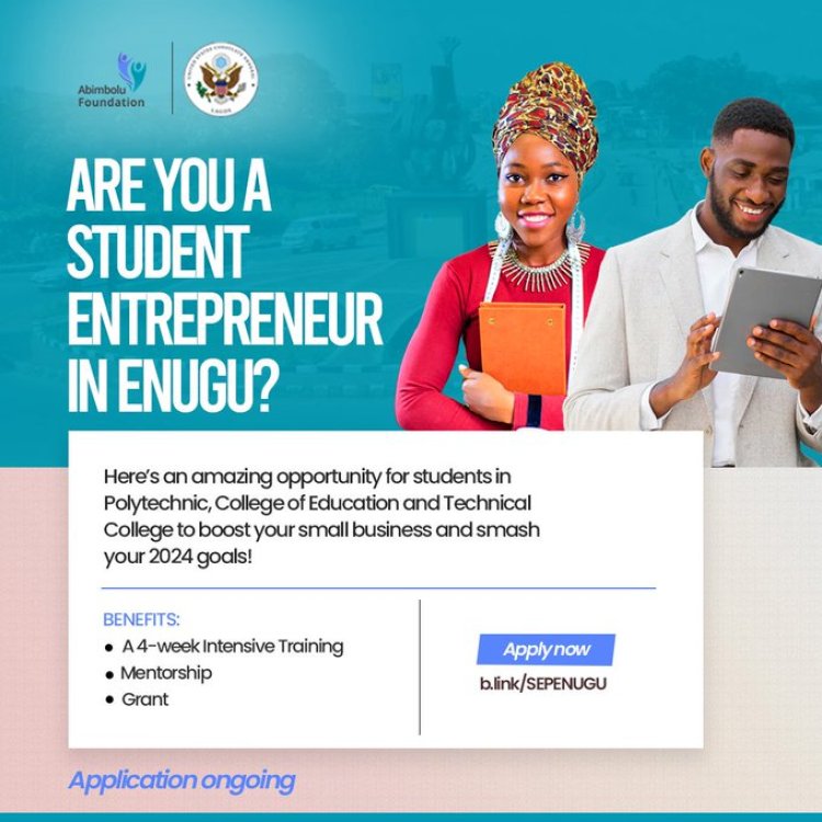 Abimbolu Foundation Sponsors Entrepreneurial Training for Enugu Students