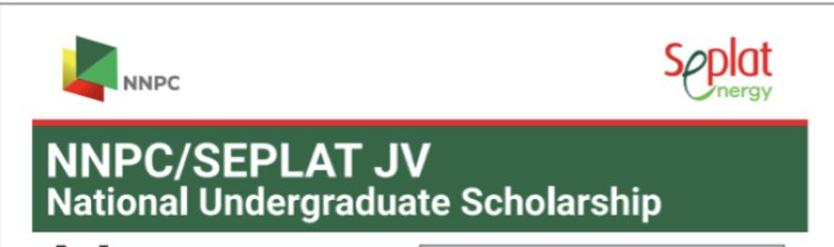 NNPC/SEPLAT JV National Undergraduate Scholarship