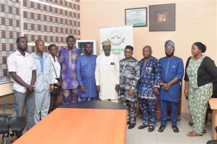 Alumni Executives Extend Courtesy Visit to FUNAAB