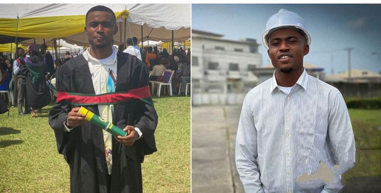 Nigerian Man Overcomes Adversity, Graduates with First-Class Honors in Petroleum Engineering After Working as a Plumber to Sponsor His Education to