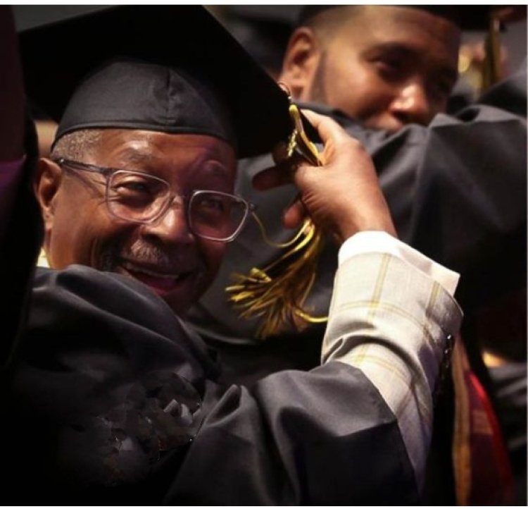 74 Year Old Fulfills Lifelong Dream Graduates From University 50 Years After Dropping Out