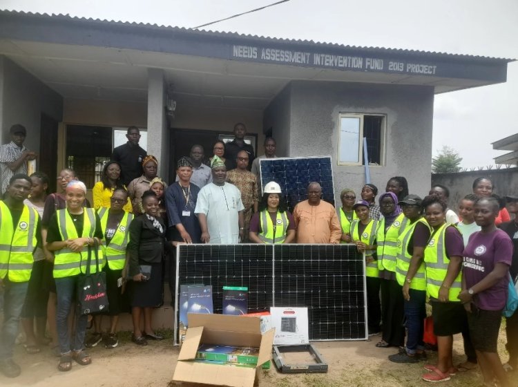 Association of Professional Women Engineers Donates Solar Systems and Street Lights to LASU Hostel