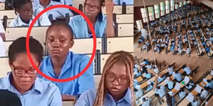 Caught in the Act: UNN Mass Communication Student's Sneaky Peek Caught on Camera During Exam