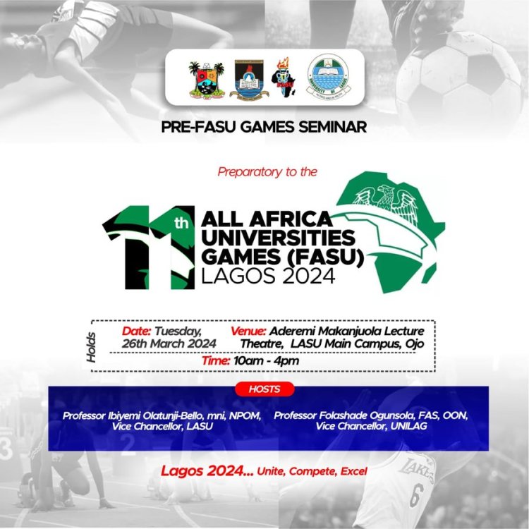 Pre-FASU Games Seminar Scheduled Ahead of 11th All Africa Universities Games