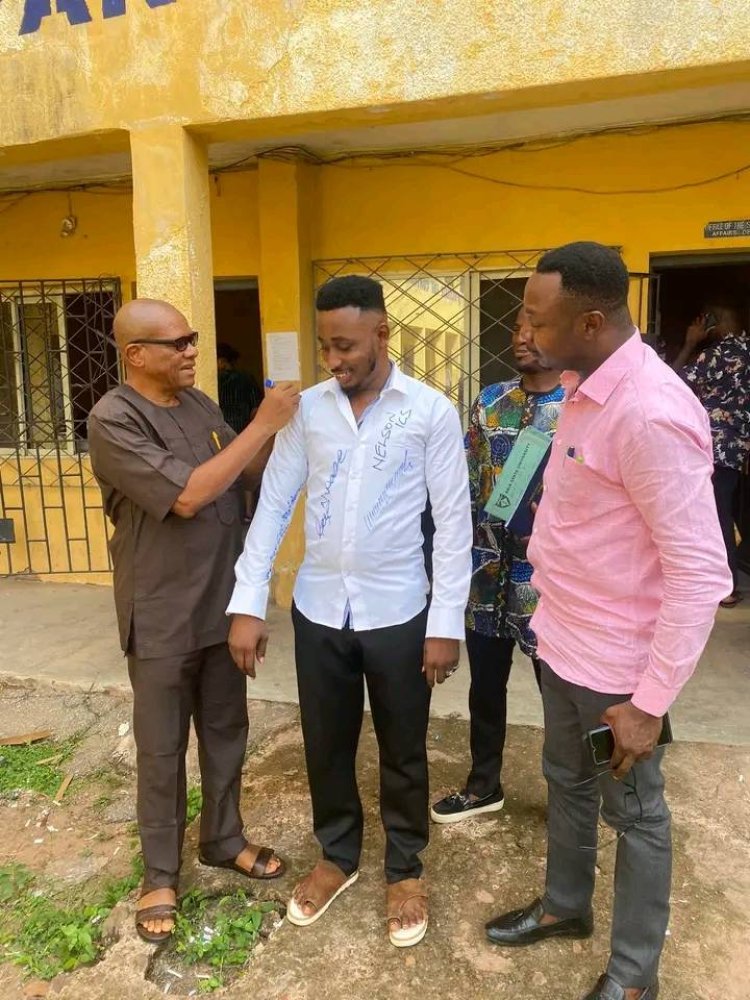 Outgoing ABSU SUG President Chidirim Receives Blessings at Uturu Campus Ahead of Transition