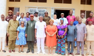 COOU VC, Prof. Kate Omenugha Hosts Rotary Club of Awka, Enhancing University-Community Collaboration