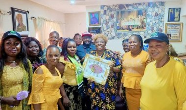 YESS Golden Ladies Congratulate Prof. Omenugha on Appointment as Ag Vice Chancellor of COOU