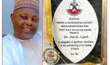 Celebrating Excellence: Dr. Jimoh Ajadi From KWASU Receives Prestigious NMG/Prof. M.A.O. Rahaman Award
