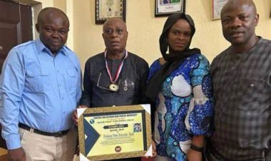 Former Acting IMSU VC Prof Peter Aka Honored for Exemplary Leadership by CRPA