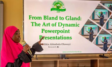 Thomas Adewumi University Enhances Graduating Students' Presentation Skills with Dynamic PowerPoint Training