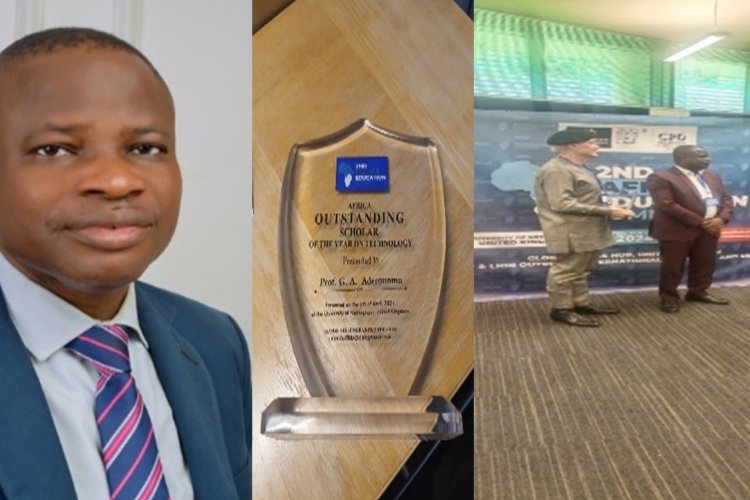 OAU Professor Ganiyu Adesola Aderounmu Honored As Africa Outstanding ...