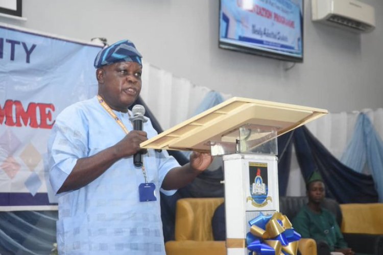 LASU Vice Chancellor Encourages Self-Discipline and Excellence Among Part-Time Students