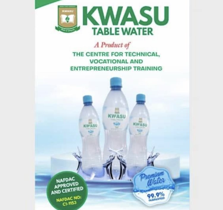 Introducing KWASU Water: Your Source of Pure Refreshment in Ilorin