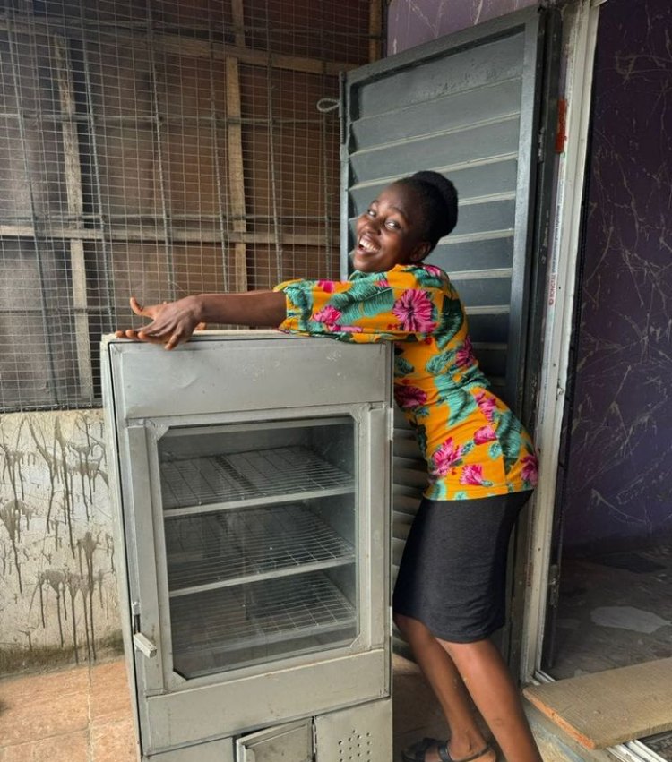 LASU Student Rebecca Testimony Olaleye Wins Oven Giveaway to Support Education