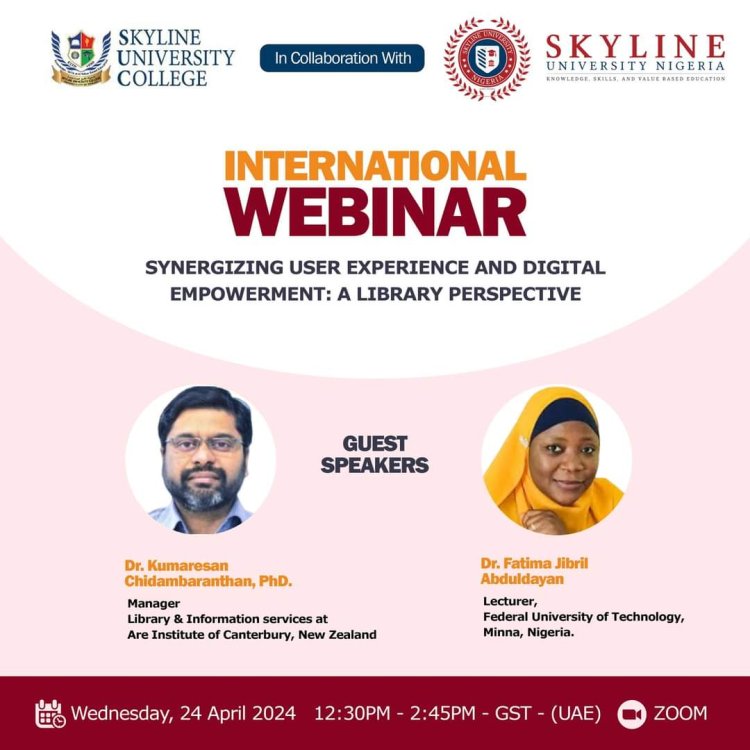 Skyline University Nigeria and Skyline University Sharjah Host Groundbreaking International Webinar