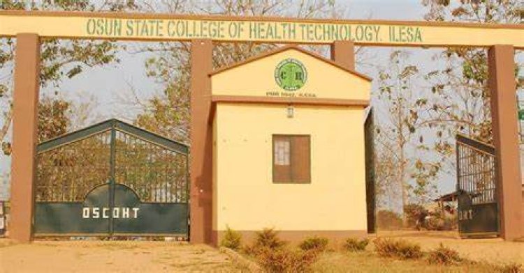 Osun State College of Health Technology (OSCOHT) Announces Admission Form for 2024 Academic Session