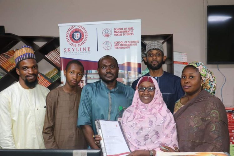 Skyline University Nigeria Donates Books to Katsina State Institute of Technology and Management