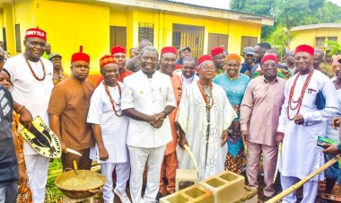 UNIZIK VC Prof. Charles Esimone Lays Foundation Stone for New Students Hostel and CHALADDRAT Project