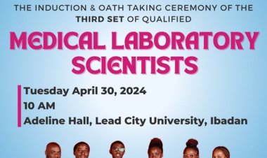 Lead City University Celebrates Third Induction Ceremony for Medical Laboratory Science Department