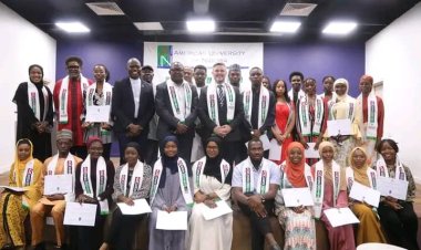American University of Nigeria Honor Society Welcomes New Members at Annual Induction Ceremony