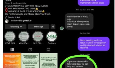 Fraud: JAMB doesn't operate on Instagram