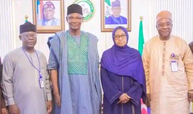 Nasarawa State Governor Receives NSUK Vice-Chancellor