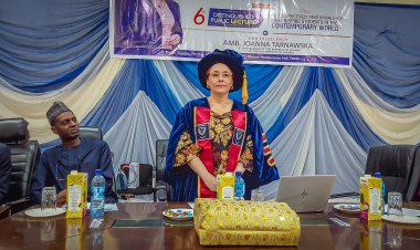Polish Ambassador to Nigeria, Joanna Tarnawska, Delivers FULokoja 6th Public Lecture