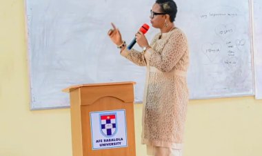 Ekiti First Lady Engages in Community Service, Lectures ABUAD Students