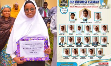 16-Year-Old Emerges Top Scorer in Gombe State UTME Results